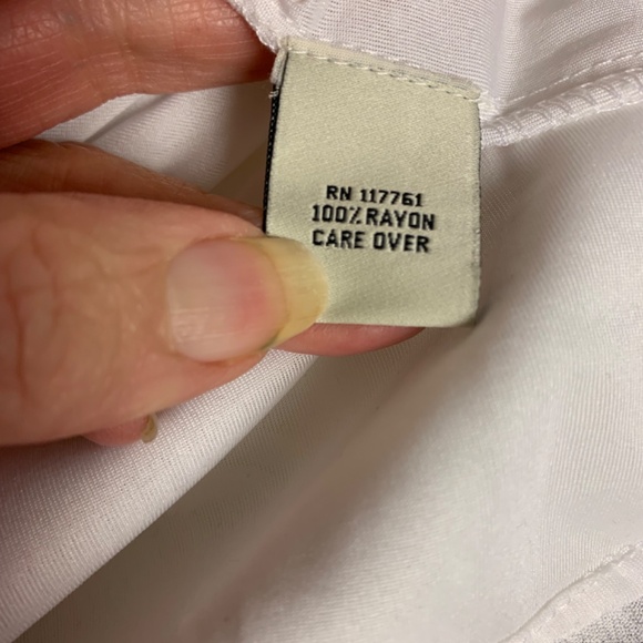 Speed Control New York Dress SZ L White Shift Embroidered Feminine Fairy Crinkle - Picture 5 of 9